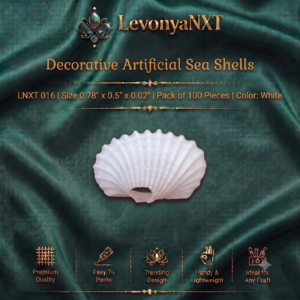 Decorative Artificial Sea Shells Pack of 100 for decoration on candles and resin crafts LNXT 016