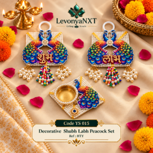YS 015 MDF Decorative Shubh Labh Set -MOQ 10 Sets